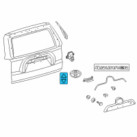 OEM Toyota 4Runner Control Switch Diagram - 84905-35010