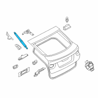 OEM 2019 BMW X6 Spindle Drive, Left Diagram - 51-24-7-434-043