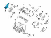 OEM Kia Niro EV Mode Actuator, Left Diagram - 97154Q4000