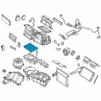 OEM 2010 Ford Fusion Cabin Air Filter Diagram - AE5Z-19N619-A