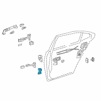 OEM 2018 Toyota Mirai Upper Hinge Diagram - 68770-30140