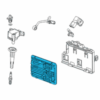 OEM 2020 Chevrolet Silverado 1500 ECM Diagram - 12697793