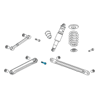 OEM 2020 Chevrolet Suburban Bolt, Rear Axle Lower Control Arm Diagram - 11517766