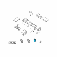 OEM 2021 Nissan NV3500 Switch Assembly Heat Seat Diagram - 25500-9N00B