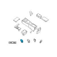 OEM 2010 Nissan Maxima Switch-Air Conditioner Diagram - 25170-9N00A