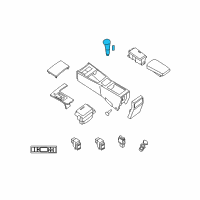 OEM 2014 Nissan Maxima Knob Assy-Control Lever, Auto Diagram - 34910-9DA0C