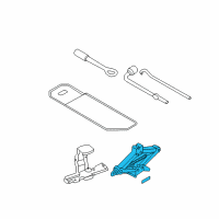 OEM Kia Sportage Jack Assembly Diagram - 091102S100