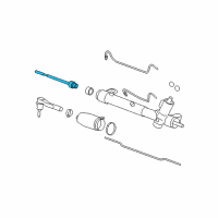 OEM 2006 Pontiac G6 Inner Tie Rod Diagram - 20995477