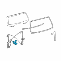 OEM Toyota Motor Diagram - 85710-0C140