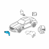 OEM 2006 Chrysler Crossfire Switch-Security Alarm Diagram - 5104859AA