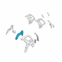 OEM Ford Explorer Outer Wheelhouse Diagram - 3C5Z-7827887-A