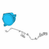 OEM 2020 Jeep Gladiator Headlamp Diagram - 55112879AF