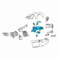 OEM 2015 Chevrolet Impala Lock Housing Diagram - 84624982