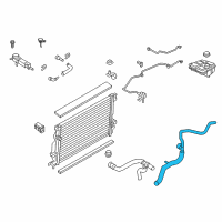 OEM 2013 Ford C-Max Lower Hose Diagram - DM5Z-8286-C