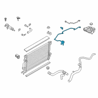 OEM Ford C-Max Reservoir Hose Diagram - DM5Z-8063-A