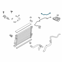 OEM 2017 Ford C-Max Overflow Hose Diagram - DM5Z-8075-A