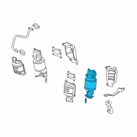 OEM 2011 Acura RL Converter, Rear Primary Diagram - 18290-RKG-A01