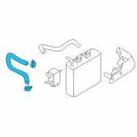 OEM Nissan Maxima Hose - Auto Transmission Oil Cooler Diagram - 21634-JA00A