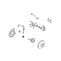 OEM Nissan 370Z Seal-Grease, Rear Hub Diagram - 39252-AR76D
