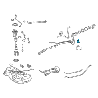 OEM Scion tC Filler Pipe Clip Diagram - 77229-47080