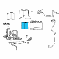 OEM 2020 Dodge Durango Battery-Storage Diagram - BBAUX101AB