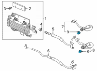 OEM Honda CONNECTOR, QUICK Diagram - 25910-5MK-013