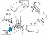 OEM 2021 Hyundai Sonata Pump Sub Assembly-Coolant Diagram - 25110-2S000