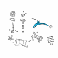 OEM 2005 Chrysler Town & Country Lower Control Arm Diagram - 4743834AB