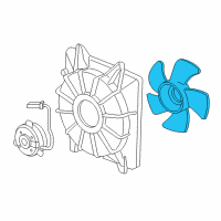 OEM 2012 Honda CR-V Fan, Cooling Diagram - 19020-RSA-G01