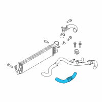 OEM Lincoln Air Outlet Tube Diagram - GD9Z-6F072-A