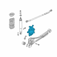 OEM Ram 3500 Front Steering Knuckle Diagram - 68216188AA