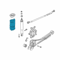 OEM 2016 Ram 2500 Front Coil Spring Diagram - 68172107AA