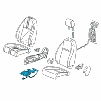 OEM 2020 Honda Civic Heater Complete Right, Front Diagram - 81134-TBA-A31