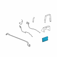 OEM 2007 Cadillac XLR Cooler Asm-Trans Fluid Auxiliary Diagram - 10385350