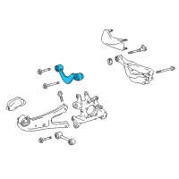 OEM 2014 Toyota Highlander Upper Control Arm Diagram - 48770-48010