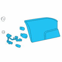 OEM GMC Terrain Tail Lamp Assembly Diagram - 20987300