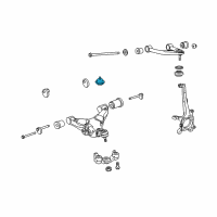 OEM 2014 Toyota Sequoia Spring Bumper Diagram - 48304-0C030