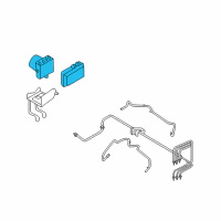 OEM Mercury ABS Control Unit Diagram - 8G1Z-2C346-F