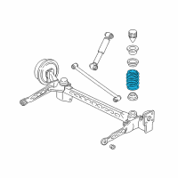 OEM 2006 Chevrolet Uplander Rear Spring Diagram - 22132417