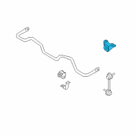 OEM Infiniti Bracket-Rear Stabilizer Diagram - 54650-WL000