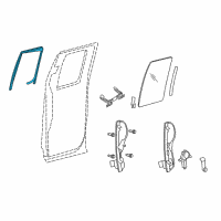 OEM 2014 Ford F-150 Run Channel Diagram - 9L3Z-1825767-A