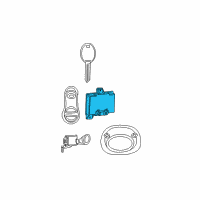 OEM 2003 Dodge Neon Module-KEYLESS Entry Diagram - 4671879AD