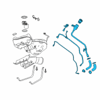 OEM Buick Filler Pipe Diagram - 84306037