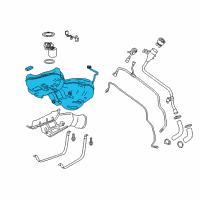 OEM 2018 Buick Regal Sportback Fuel Tank Diagram - 84166374