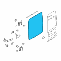 OEM 2020 Ford Transit-350 HD Surround Weatherstrip Diagram - BK3Z-61404A06-A