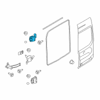 OEM 2018 Ford Transit-150 Upper Hinge Diagram - BK3Z-6126800-M