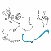 OEM 2014 BMW 535d Dynamic Drive 1St Part Expansion Hose Diagram - 32-41-6-794-633