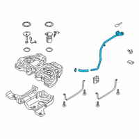 OEM 2022 Lincoln Nautilus Filler Pipe Diagram - G2GZ-9034-A