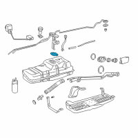 OEM Lexus Gasket, Fuel Pump Bracket Diagram - 77169-60010