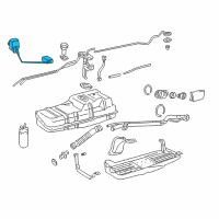 OEM 1997 Toyota 4Runner Fuel Gauge Sending Unit Diagram - 83320-80331